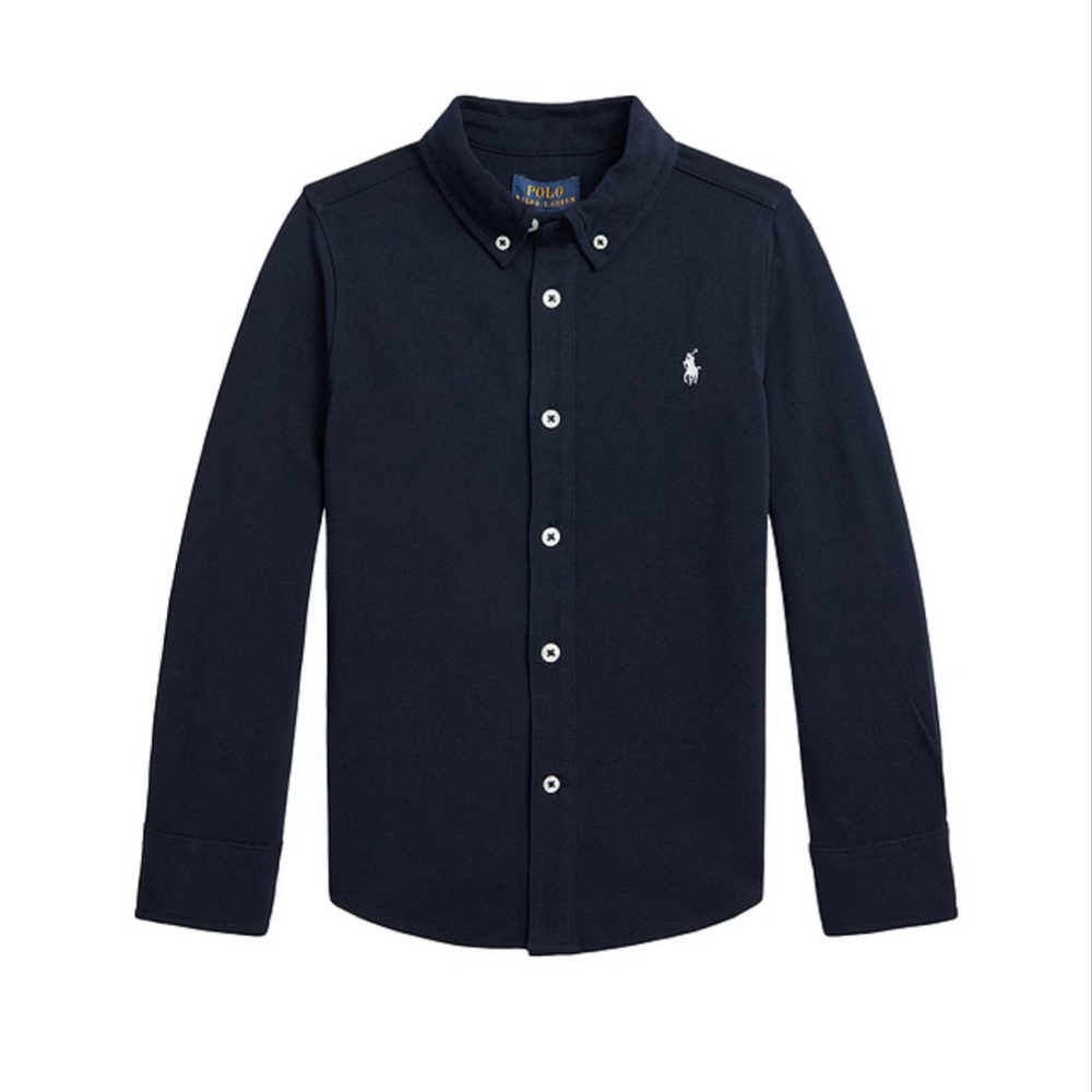 Polo Ralph Lauren Button Down Shirt in Aviator Navy Boys Size M